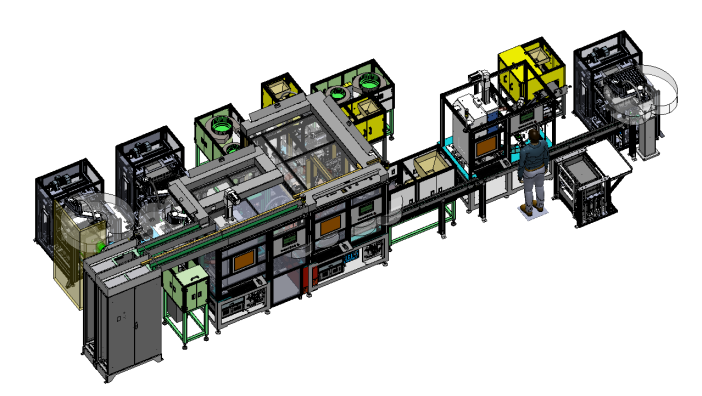 汽車安全帶扣裝配線